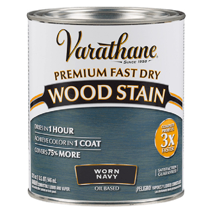 Морилка - Масло Для Дерева Varathane Premium Fast Dry Wood Stain Состаренный Морской 0,946л  #1