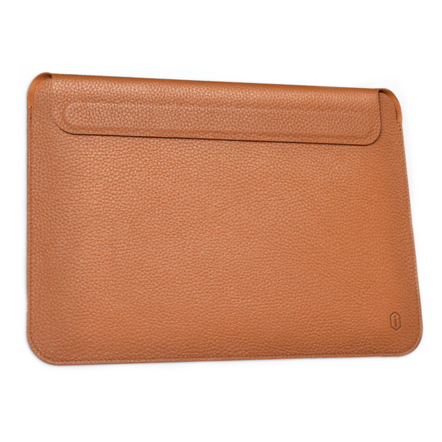 Чехол WiWU Genuine Leather Laptop Sleeve для MacBook Pro 16inch Brown #1