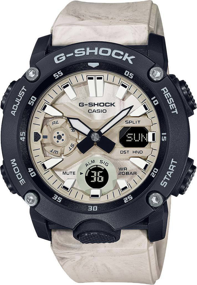 Японские мужские наручные часы Casio G-Shock GA-2000WM-1A #1