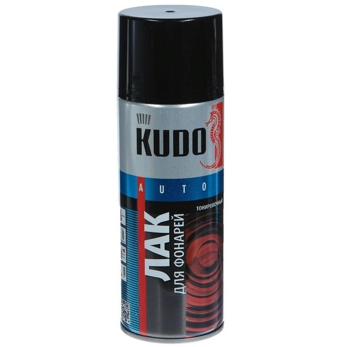 KUDO Лак автомобильный, цвет: черный, 520 мл, 1 шт. #1