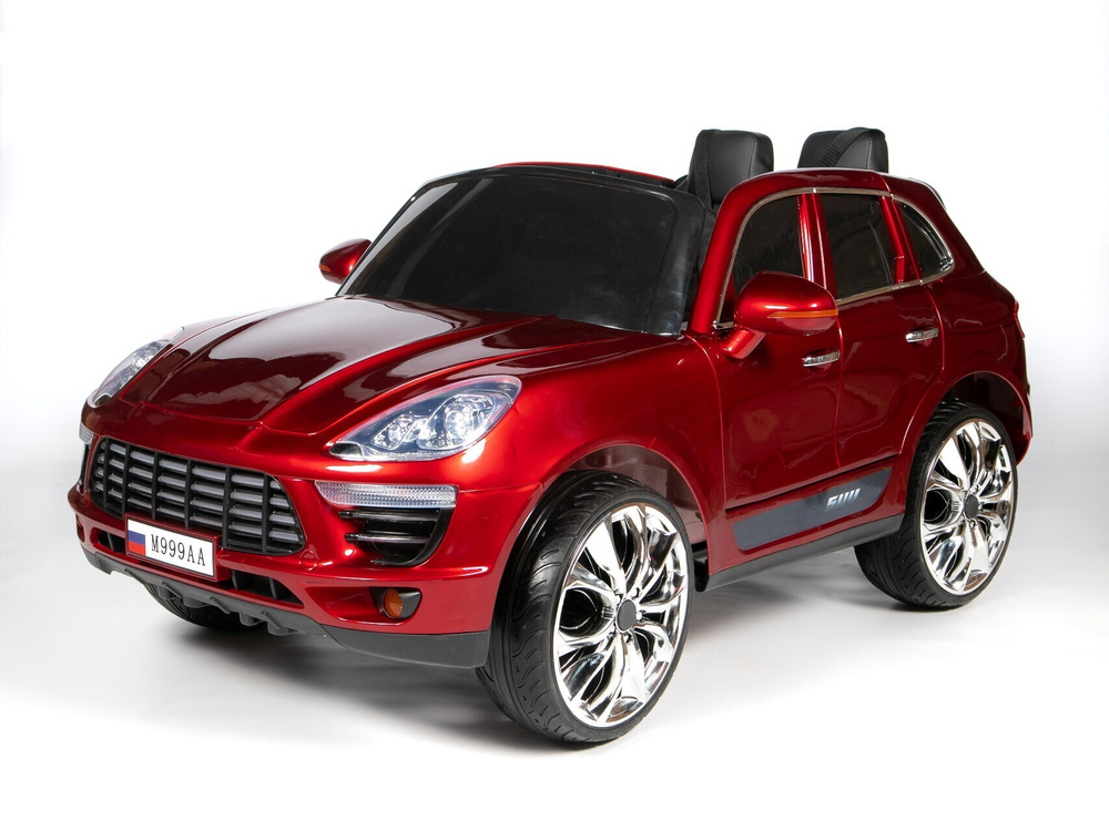 BabyRacer Детский электромобиль Porsche Macan с пультом управления со световыми и звуковыми эффектами, #1