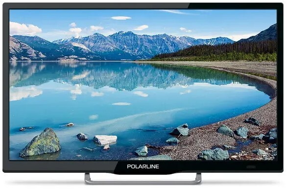 POLARLINE Телевизор 24PL51TC-SM 24" HD, черный #1