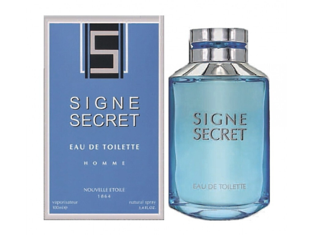 Новая Заря ТАЙНЫЙ ЗНАК (SIGNE SECRET) Eau De Toilette 100мл футляр Мужская  #1