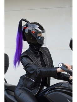 Хвост на шлем Kinky/на мотошлем/на детский/на велосипедный/двухцветный/1 шт.  #1