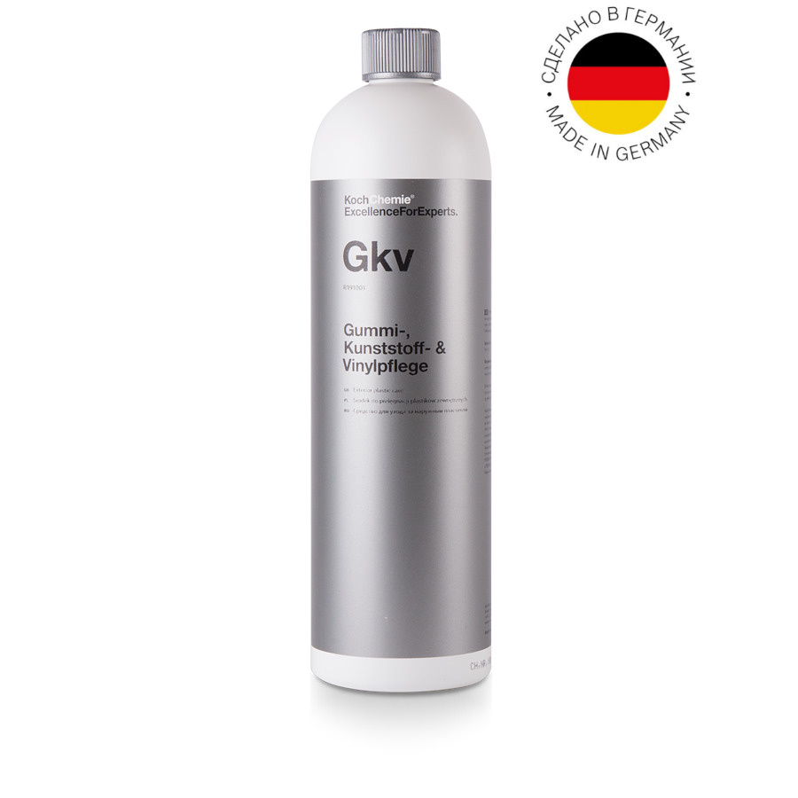 GKV GUMMI-, KUNSTSTOFF- & VINYLPFLEGE - Матовый, быстродействующий очиститель и освежитель для резиновых #1