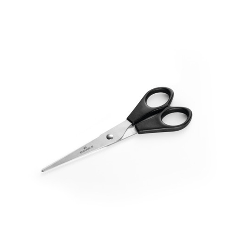 Ножницы канцелярские Durable Стандарт, 15 см, закругленные концы, нержавеющая сталь Черный  #1