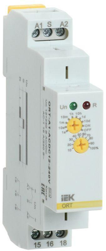 Реле задержки включения ORT 1 конт. 12-240В AC/DC IEK ORT-A1-ACDC12-240V #1