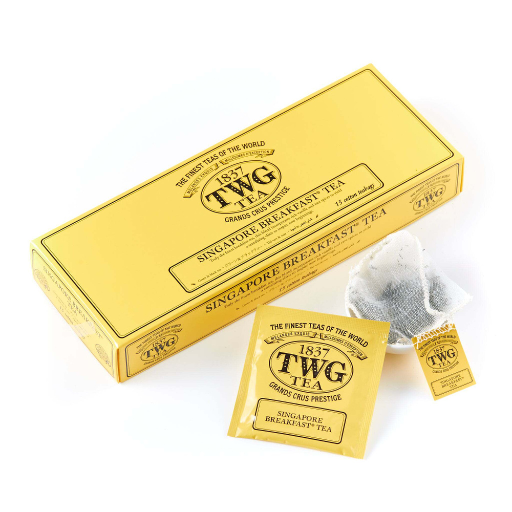 Чай TWG Singapore Breakfast Tea, 15 пак х 2,5 г #1