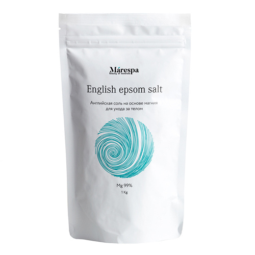 Marespa Соль для ванны English epsom salt на основе магния, 1 кг. #1