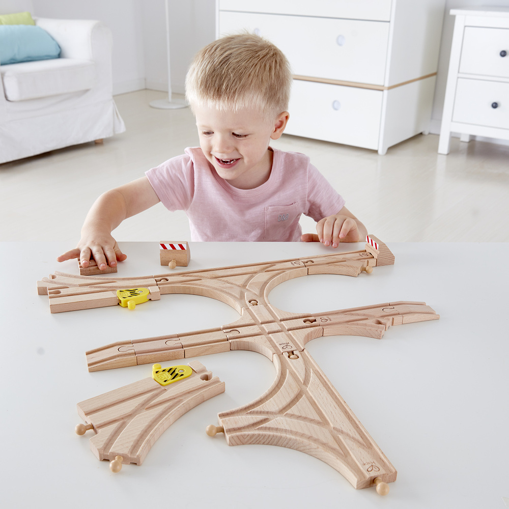Элементы игрушечной железной дороги - Развилки рельс, 14 предметов  #1