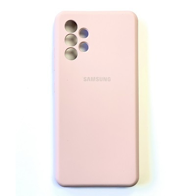 Силиконовый чехол Silicone Case светло-розовый для Samsung Galaxy A52/ Galaxy A52s  #1