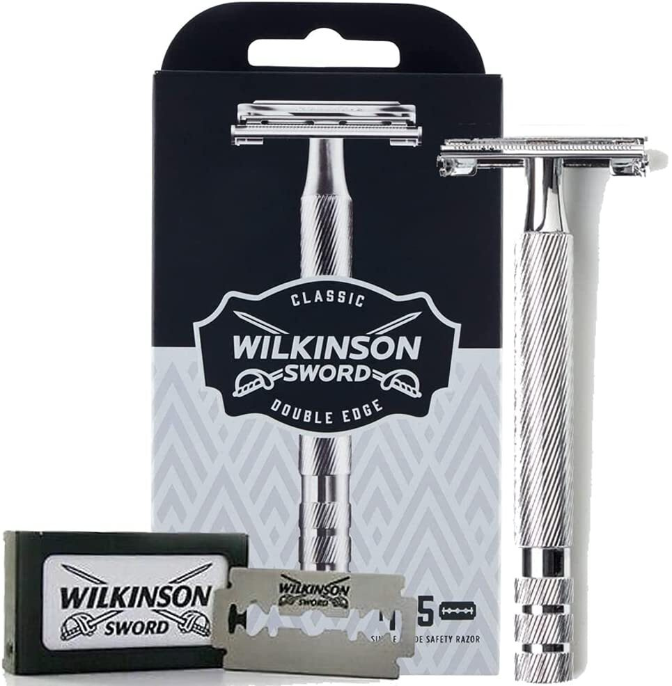 Wilkinson Sword Бритва Schick "Classic" Premium, классическая Т-образная (1 станок + 5 лезвий)  #1