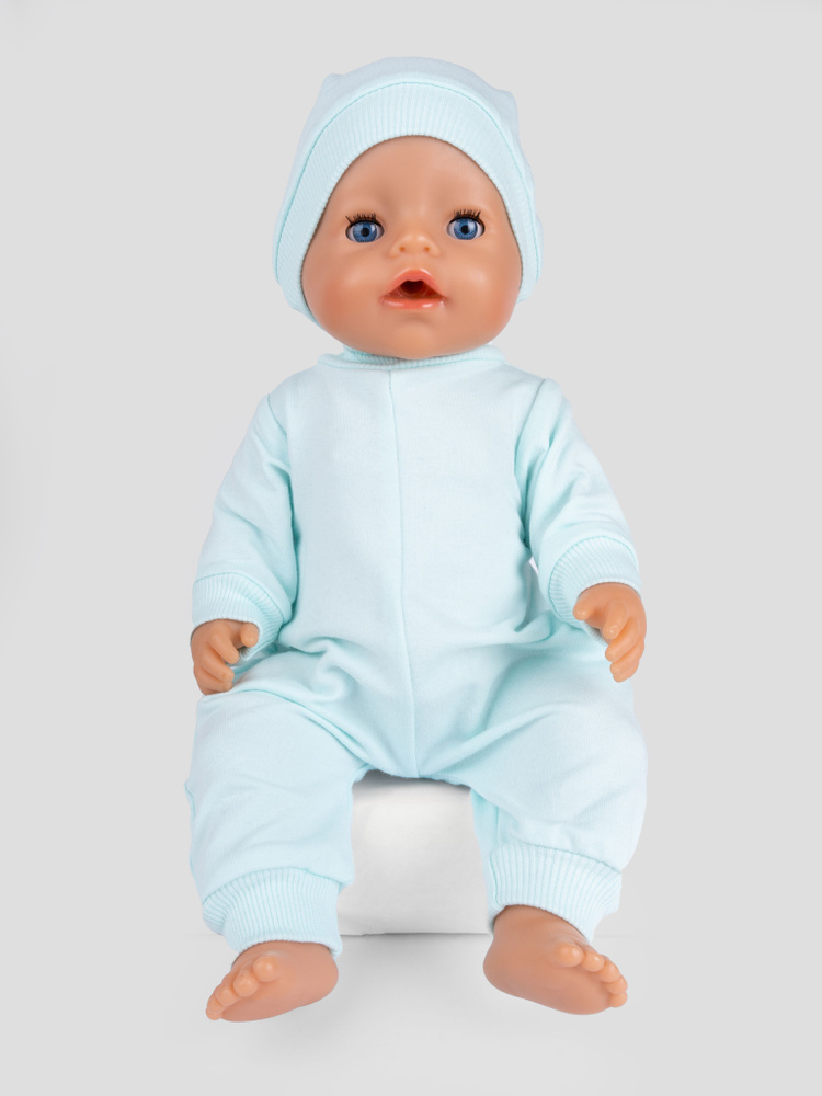 Одежда для куклы Беби Бон (Baby Born) 43см , Rich Line Home Decor, Х-993_Ментол-тиффани  #1