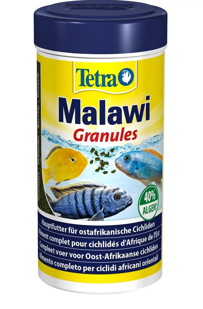 Tetra Malawi Granules 250мл/93г- высококачественный гранулированный корм со специальной смесью из водорослей #1