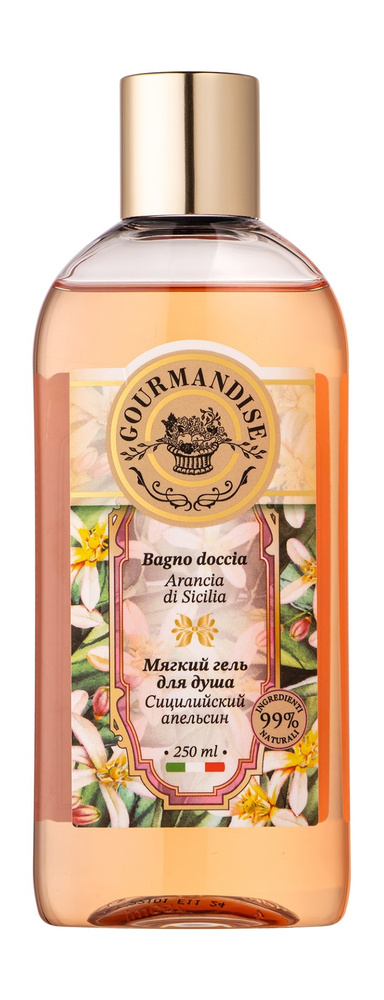 Мягкий гель для душа с ароматом сицилийского апельсина Gourmandise Bagno Doccia Arancia di Sicilia  #1