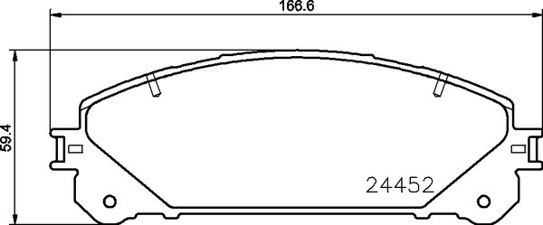 Nisshinbo Колодки тормозные, арт. NP1109SC #1