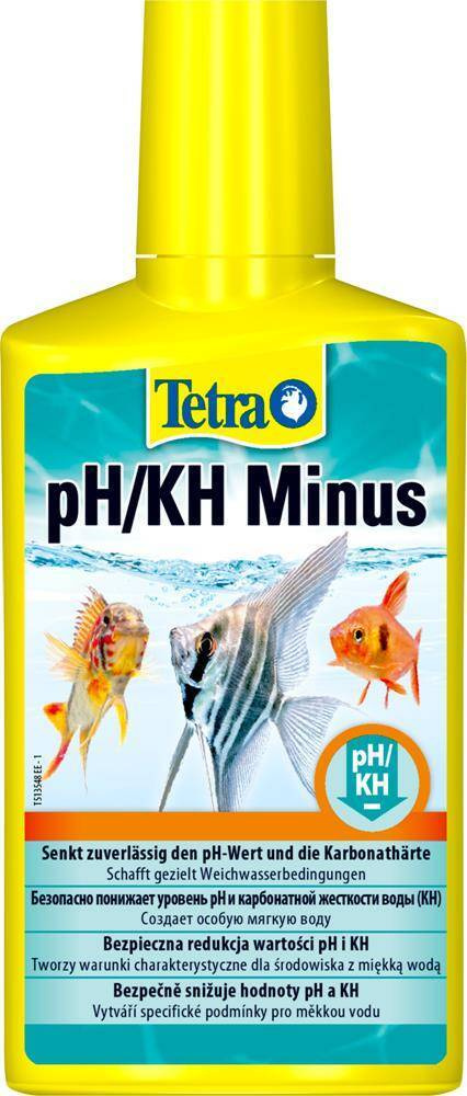 Tetra pH/KH Minus 250мл снижает показатели pH и карбонатной жесткости. Создает специфические условия, #1
