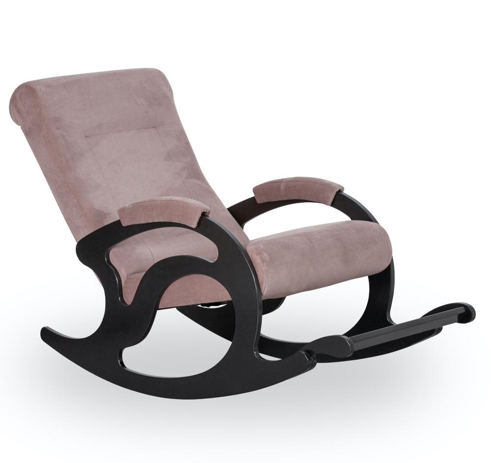 Кресло-качалка Ларгус 4 с подножкой для дома и дачи, 64х132х90 см  #1