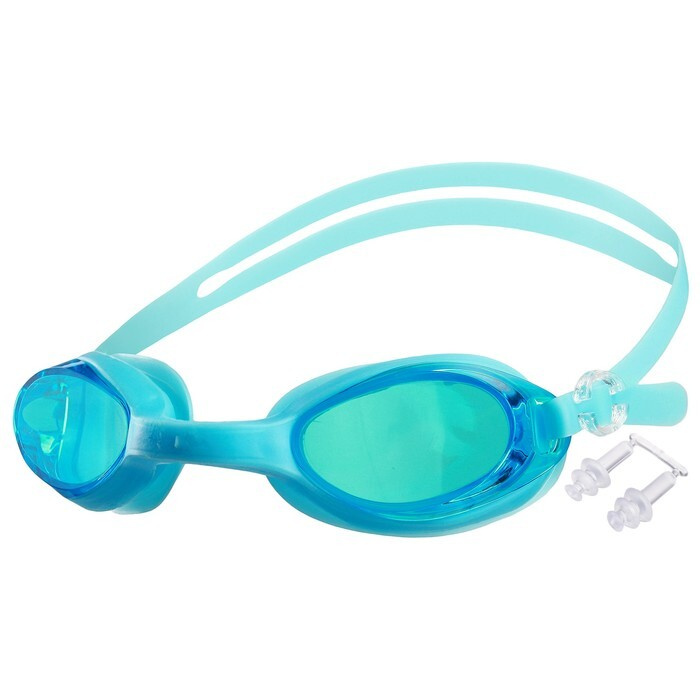 Очки для плавания взрослые + беруши #1
