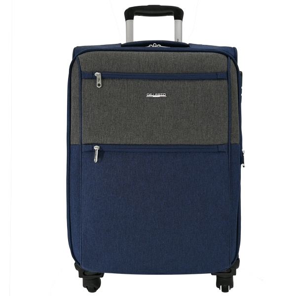 Чемодан De Lerto. 6089 blue grey 19" #1