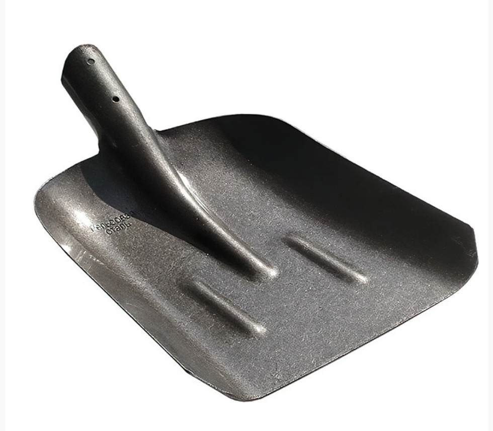 Лопата совковая садовая, рельсовая сталь, без черенка, ширина 20 см (серебристый)  #1