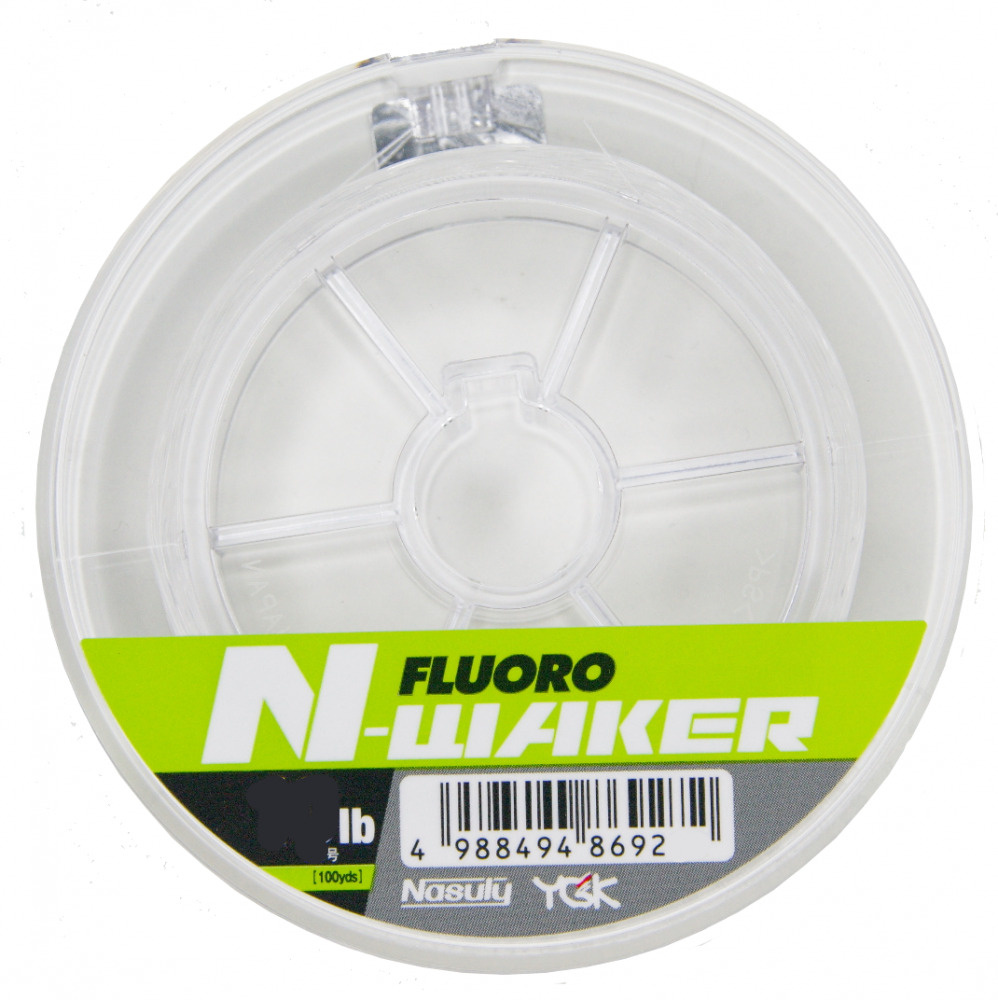 Флюорокарбон YGK Nasuly N-Waker Fluoro 91m 0,37мм/9,1кг / Для зимней и летней рыбалки / Флюрокарбон для #1