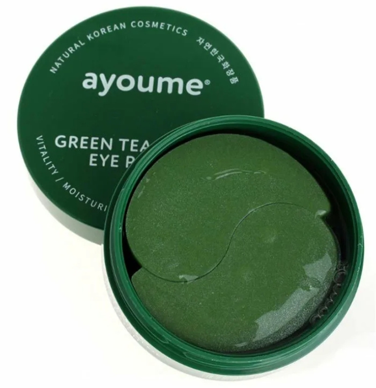 Ayoume, Патчи для глаз от Отечности с Экстрактом Зеленого Чая и Алоэ Green Tea+Aloe Eye Patch  #1