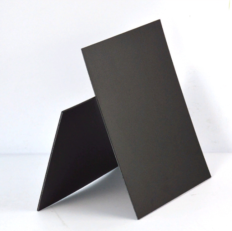 Листовой ПВХ пластик черный, размером 30х30 см, толщиной 3 мм, для моделирования и творчества  #1