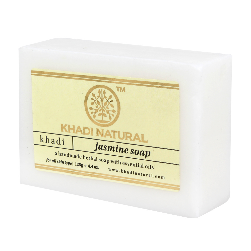 Khadi Natural Jasmin Soap/Жасмин/Мыло ручной работы с эфирными маслами/ Кхади/, 125 г.  #1
