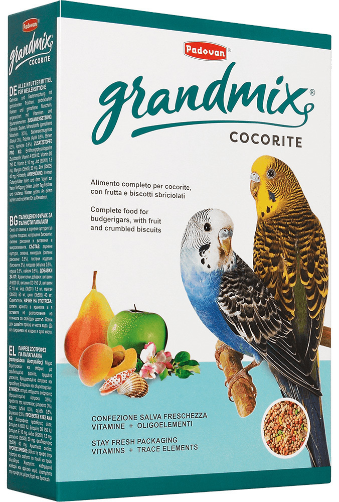 Корм Padovan Grandmix Cocorite для волнистых попугаев, 400 г #1