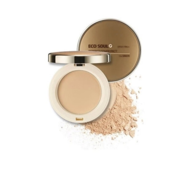 The Saem Пудра компактная №23 Eco Soul Perfect Cover Pact №23 Natural Beige, 11г #1