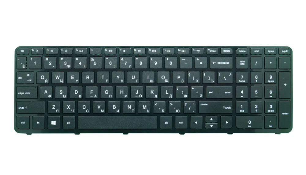 Клавиатура для ноутбука HP Pavilion 15-e, 15-n, 15t-e, 15t-n, 15z-e, 15z-n, 250 G3, 255 G3, 256 G3 черная, #1