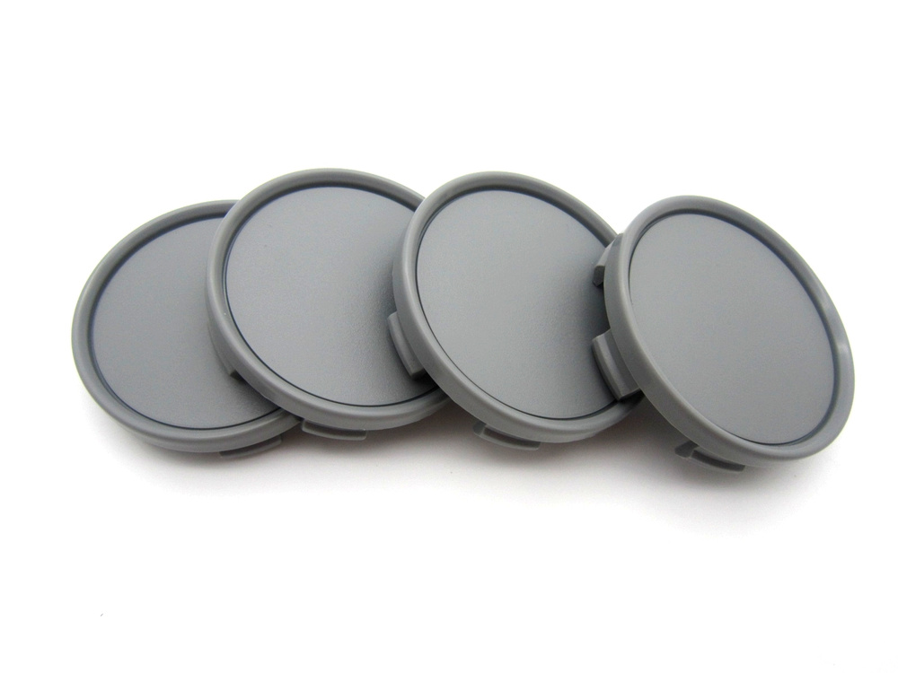 Колпачки, заглушки на литые диски Techline, Ijitsu, Vossen 60/56/10 мм универсальные серые, комплект #1