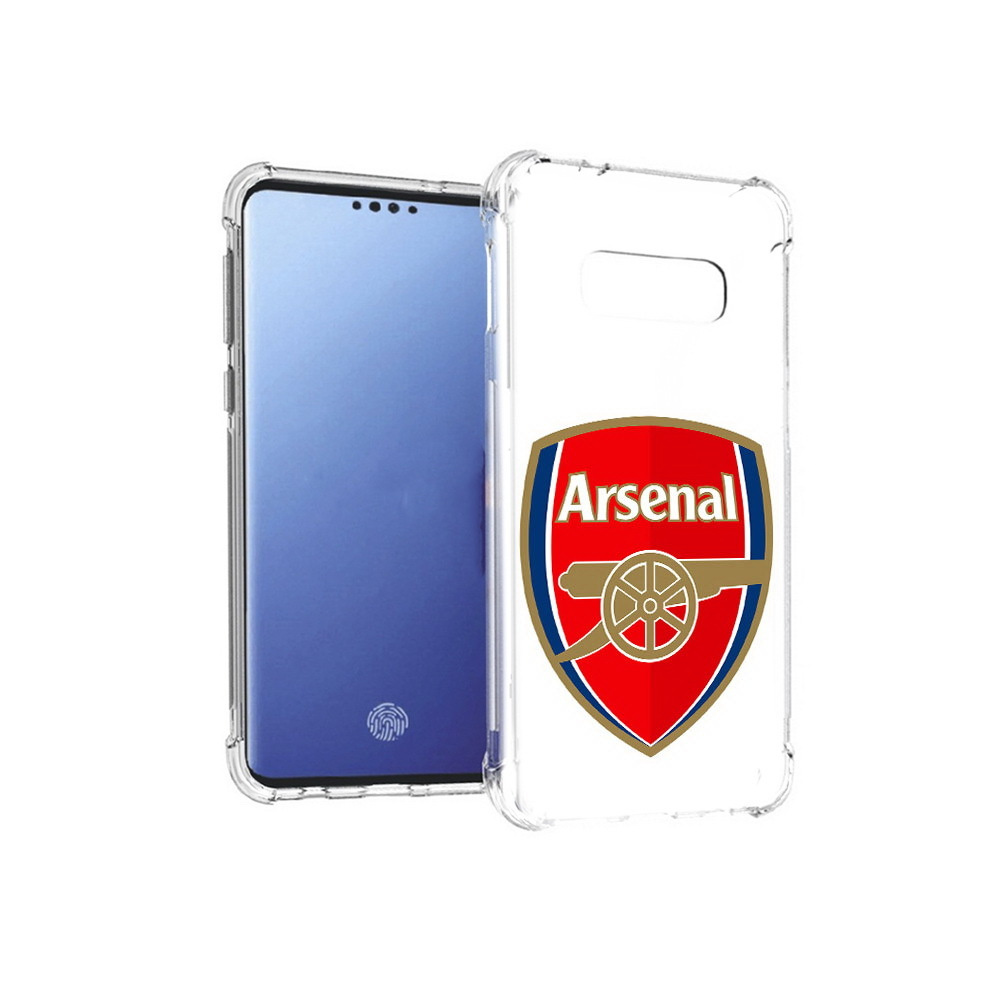 Чехол задняя-панель-накладка-бампер MyPads ФК Арсенал логотип для Samsung Galaxy S10e SM-G970 противоударный #1