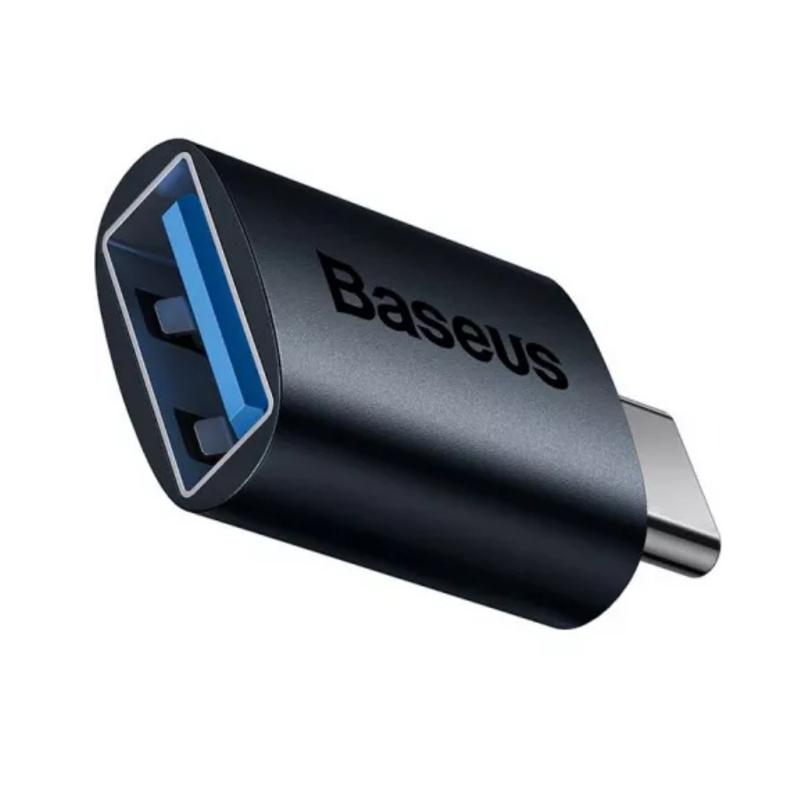 Адаптер-переходник Baseus Ingenuity Series Mini OTG Adaptor Type-C to USB-A 3.1 Blue (ZJJQ000003) переходник #1