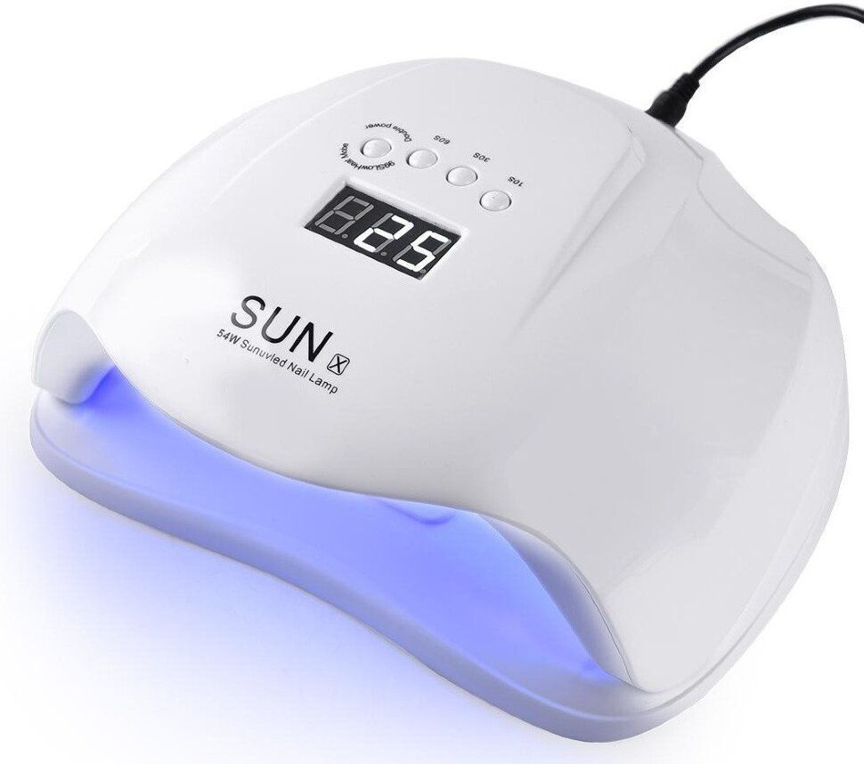Гибридная лампа для сушки ногтей SUNUV SUN X UV/LED, 54 Вт #1