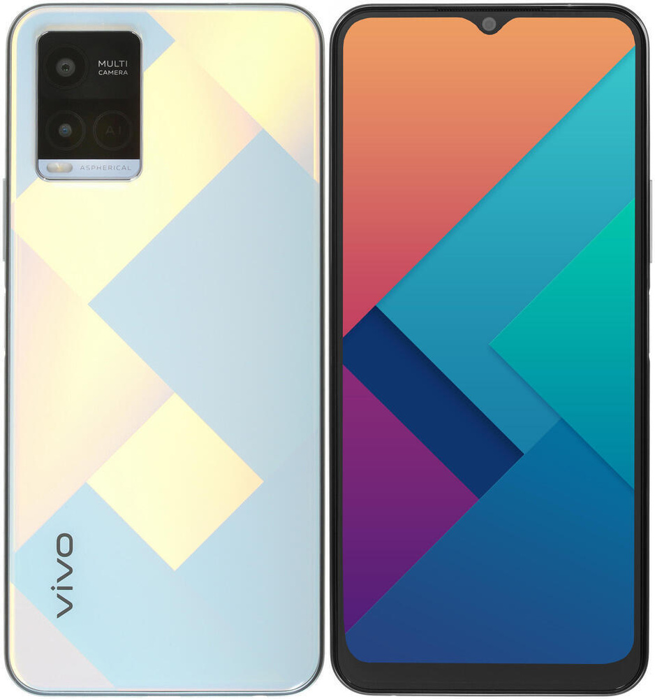 Vivo Смартфон Y21 (6935117840604) 4/64 ГБ, голубой #1