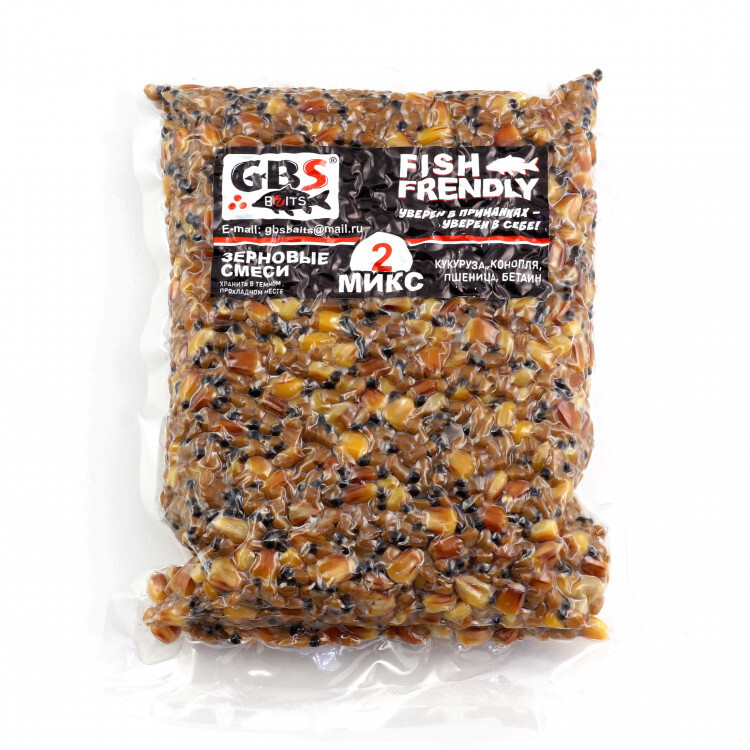 Зерновая смесь GBS Mix-2 кукуруза пшеница к бетаин 1кг #1