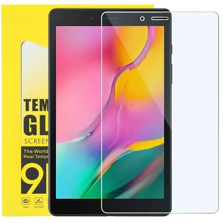 Защитное стекло Плоское для Samsung Galaxy Tab A 8.0 2019 LTE (T295/T290), 1 шт., Салфетки в комплекте #1