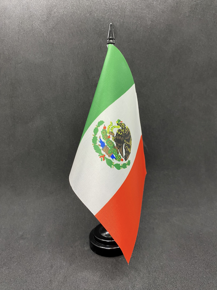 Мексика. Настольный флаг на подставке, 30 см #1