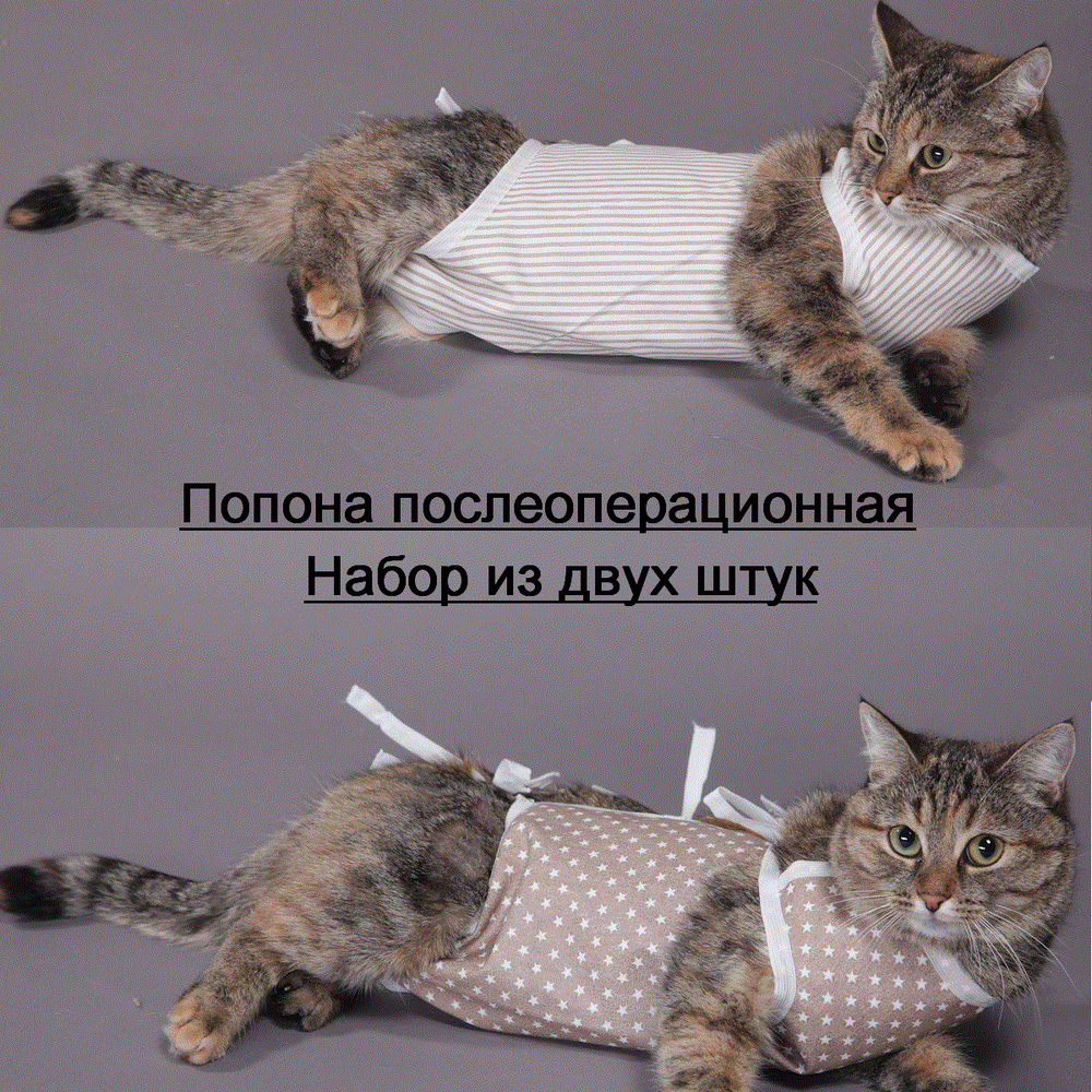 Collar Послеоперационная попона (бандаж) для кошек, собак, грызунов