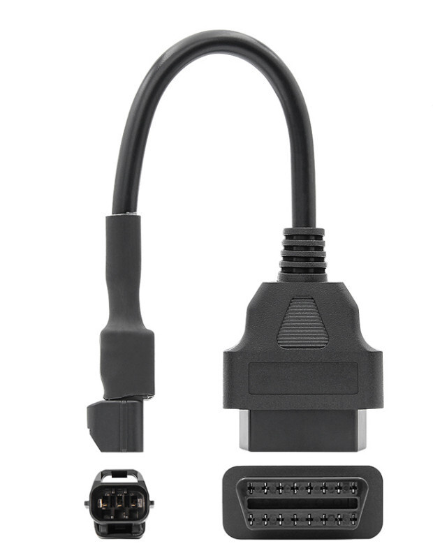 Переходник для автосканера Переходник для мотоциклов Kymco / Kawasaki 3 ...