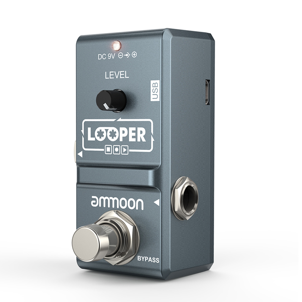 ammoon AP-09 Nano Loop Педаль эффектов для электрогитары Looper True Bypass Неограниченное  #1