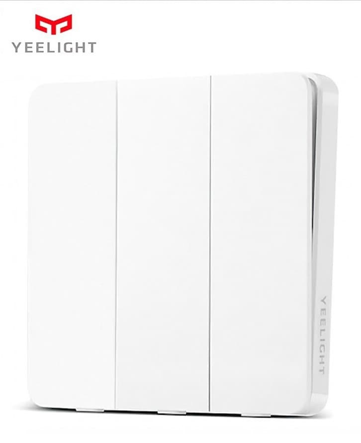 Умный выключатель Yeelight Smart Switch Light YLKG14YL, 3 клавиши, белый #1