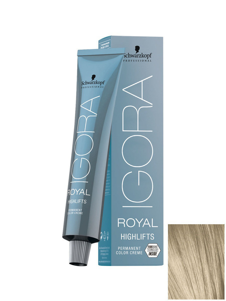 Schwarzkopf Professional IGORA Royal крем-краска Highlifts, 12-2 специальный блондин пепельный, 60 мл #1