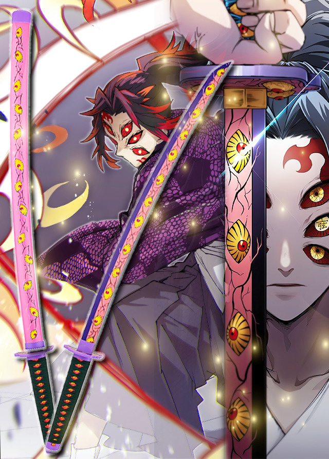 Катана из аниме/ Клинок рассекающий демонов/ Кокушибо - купить с ...