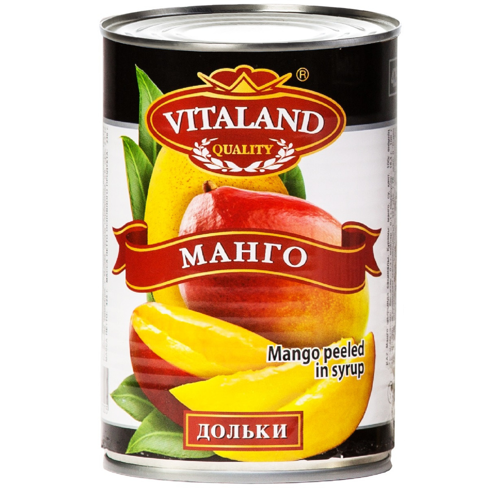 Манго Vitaland дольки в сиропе, 425г #1