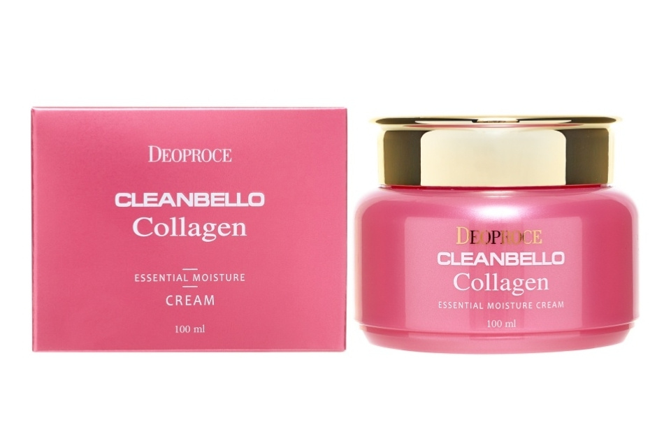 Deoproce Cleanbello Collagen Essential Moisture Cream Увлажняющий крем для лица с коллагеном  #1