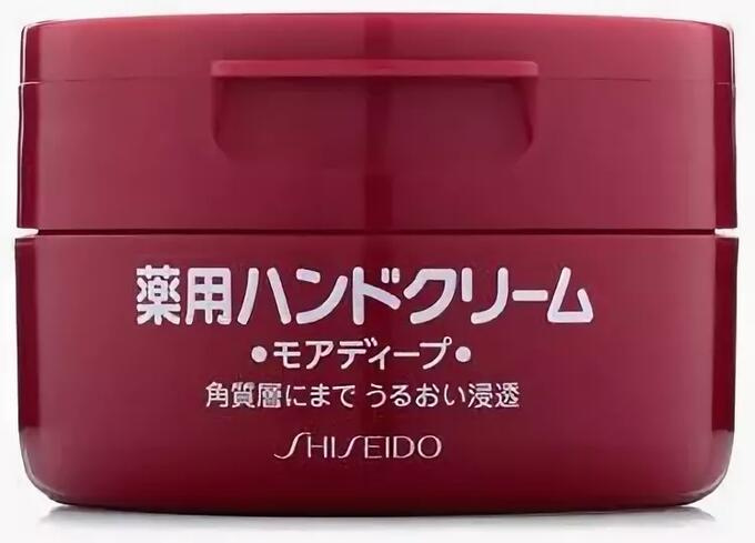 SHISEIDO Крем для рук на водной основе с витамином Е, банка 100 гр.  #1