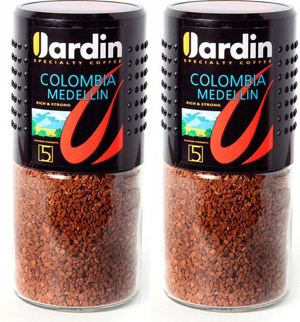Кофе Jardin Colombia Medellin растворимый 95 г, комплект: 2 упаковки по 95 г  #1